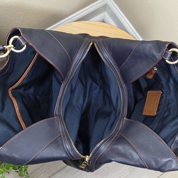 Coach Lexy Legacy Jacquard Shoulder Bag - Picture 13 of 14